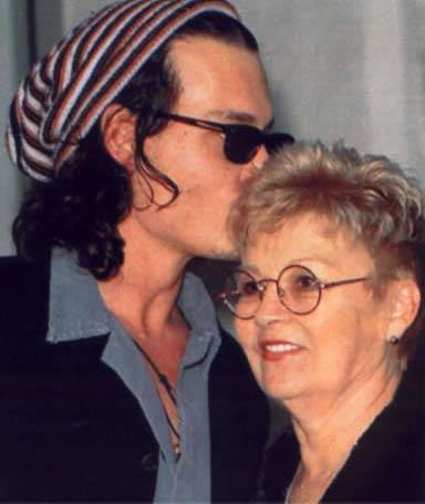 De moeder van Johnny Depp
