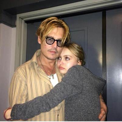 Lily Rose met Johnny Depp